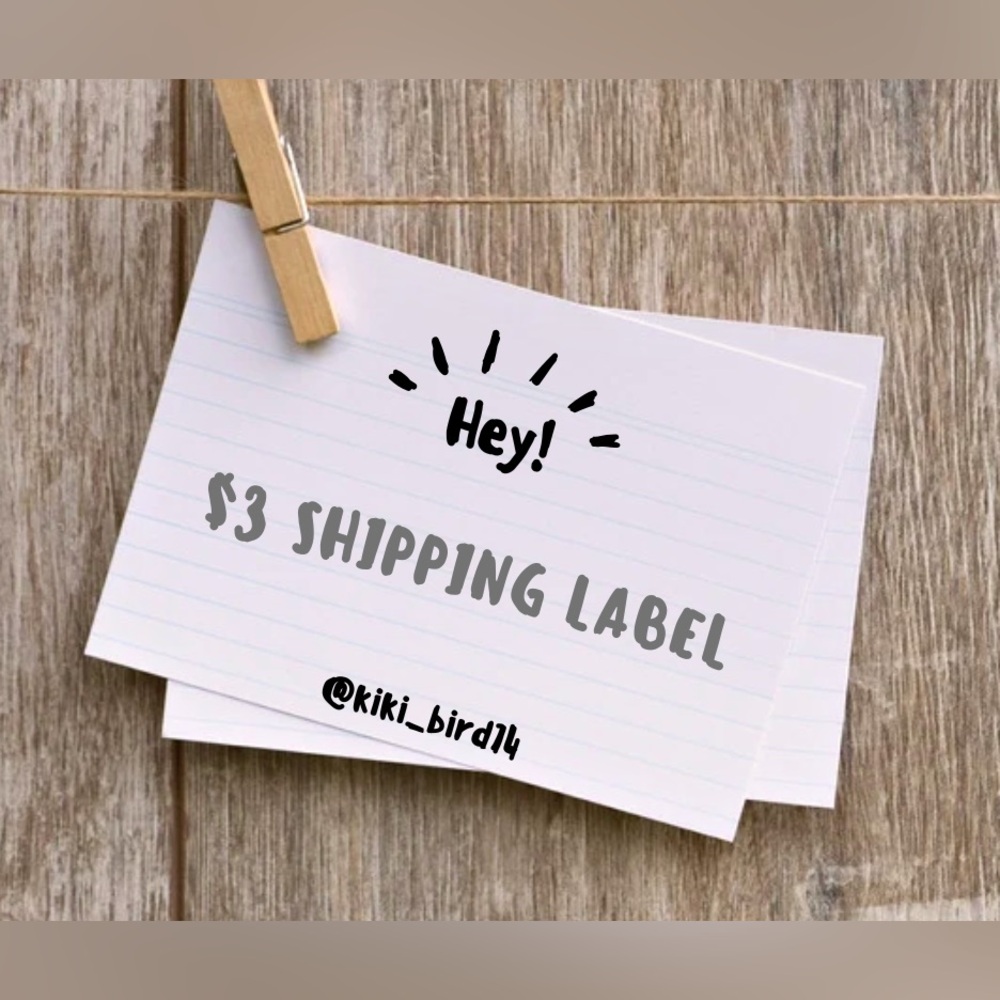 $3 Shipping Label - Picture 1 of 1